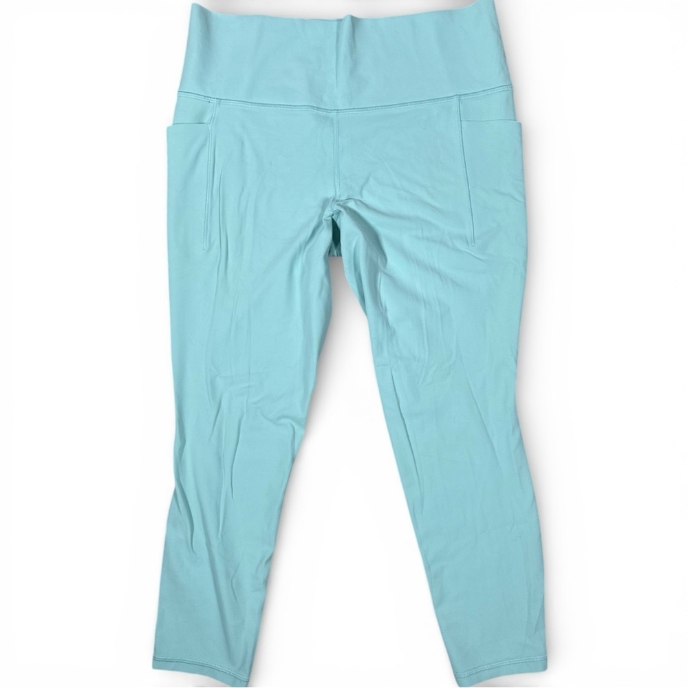Athleta 7/8 length Pocket Leggings Mint Green Size Large